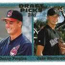 Danny Peoples, Jake Westbrook 1997 Topps #478 Indians, Rockies Baseball Card