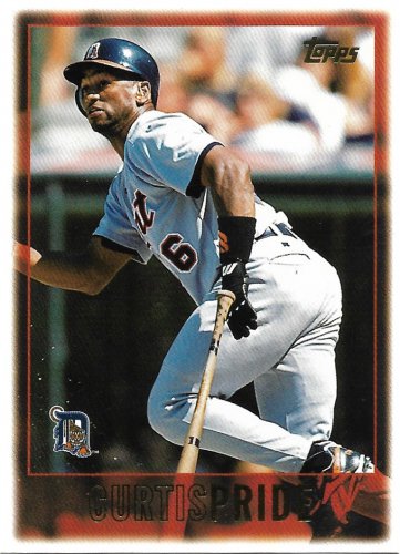Curtis Pride 1997 Topps #376 Detroit Tigers Baseball Card