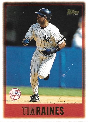 Tim Raines 1997 Topps #334 New York Yankees Baseball Card