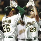Matt Chapman, Matt Olson 2020 Topps Update #U-218 Oakland Athletics Baseball Card