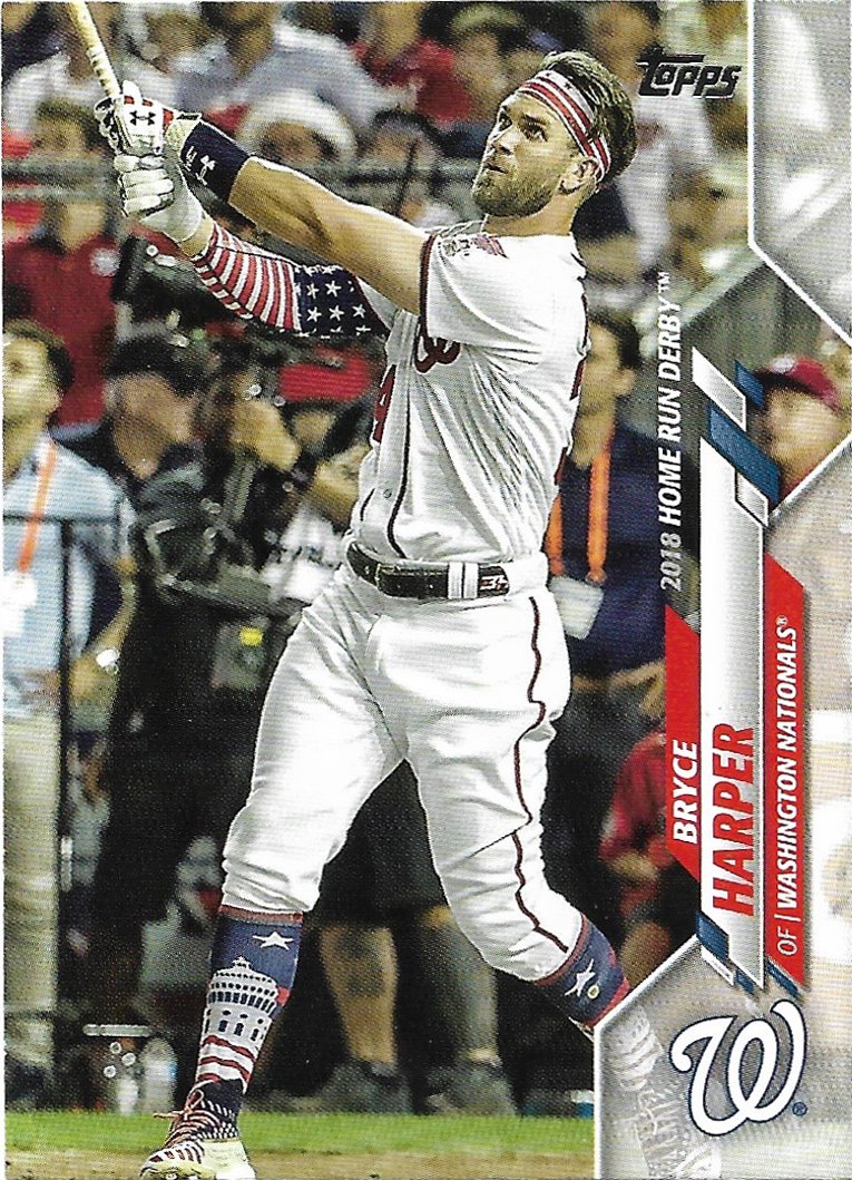 Bryce Harper 2020 Topps Update #U-255 Washington Nationals Baseball Card