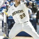 Josh Lindblom 2020 Topps Update #U-41 Milwaukee Brewers Baseball Card