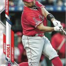 Albert Pujols 2020 Topps Update #U-38 Los Angeles Angels Baseball Card
