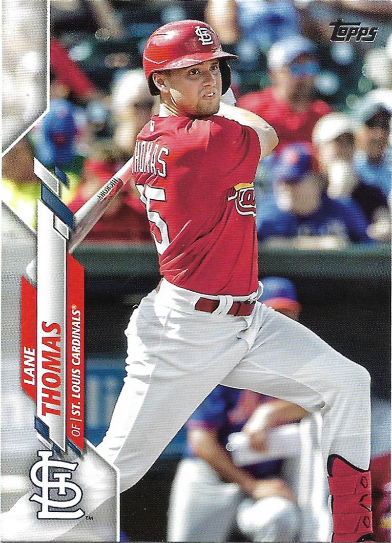 Lane Thomas 2020 Topps Update #U-56 St. Louis Cardinals Baseball Card