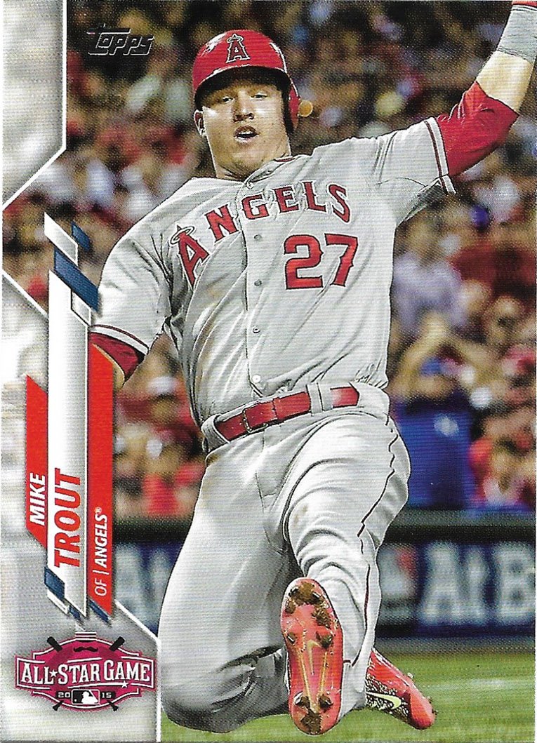 Mike Trout 2020 Topps Update #U-4 Los Angeles Angels Baseball Card