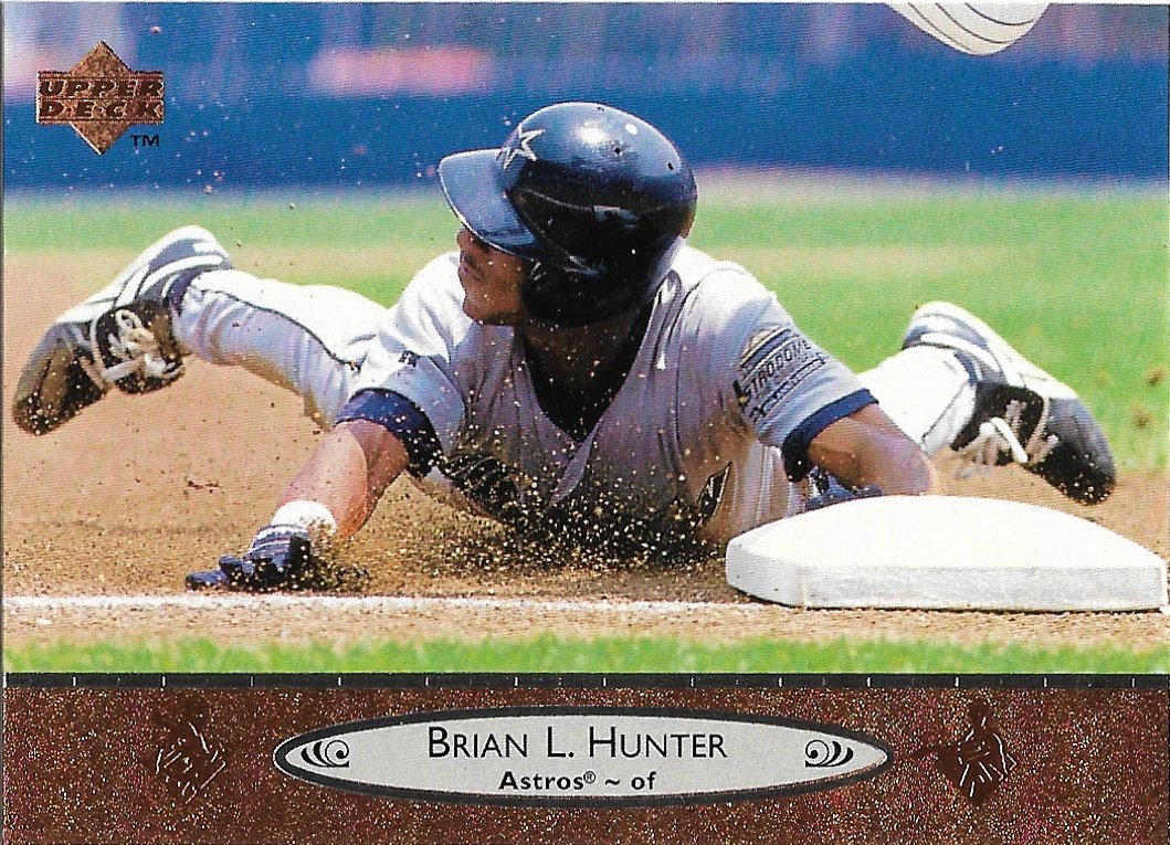 Brian Hunter 1996 Upper Deck #84 Houston Astros Baseball Card
