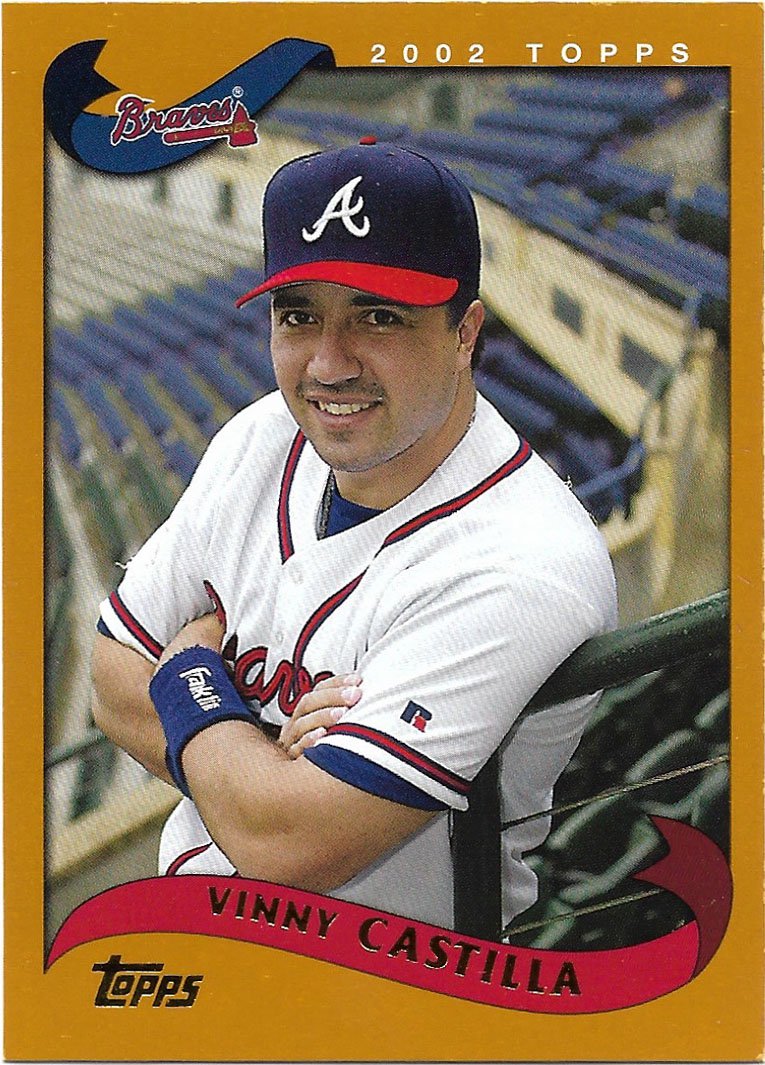 Vinny Castilla 2002 Topps #617 Atlanta Braves Baseball Card