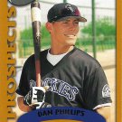 Dan Phillips 2002 Topps #684 Colorado Rockies Baseball Card