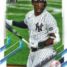 Miguel Andujar 2021 Topps #30 New York Yankees Baseball Card Miguel Andujar 2021 Topps #30 New York Yankees Baseball Card