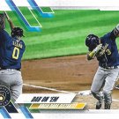 Orlando Arcia 2021 Topps #7 Milwaukee Brewers Baseball Card
