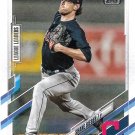 Shane Bieber 2021 Topps #105 Cleveland Indians Baseball Card
