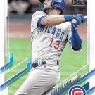 David Bote 2021 Topps #4 Chicago Cubs Baseball Card