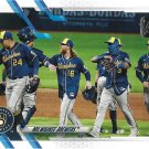 Milwaukee Brewers 2021 Topps #59 Baseball Team Card