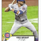 Kris Bryant 2021 Topps 1952 Redux #T52-39 Chicago Cubs Baseball Card