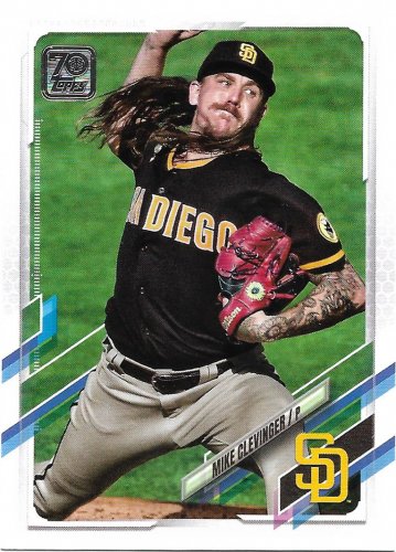 Mike Clevinger 2021 Topps #265 San Diego Padres Baseball Card
