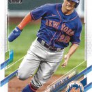 J.D. Davis 2021 Topps #163 New York Mets Baseball Card
