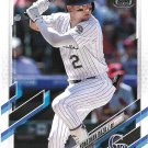 Yonathan Daza 2021 Topps #33 Colorado Rockies Baseball Card