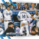 Los Angeles Dodgers 2021 Topps #201 Baseball Team Card Los Angeles Dodgers 2021 Topps #201 Baseball Team Card