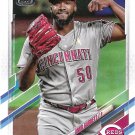 Amir Garrett 2021 Topps #124 Cincinnati Reds Baseball Card
