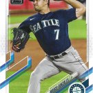 Marco Gonzales 2021 Topps #136 Seattle Mariners Baseball Card