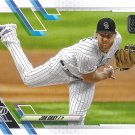 Jon Gray 2021 Topps #76 Colorado Rockies Baseball Card