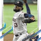 Cristian Javier 2021 Topps Rookie #183 Houston Astros Baseball Card