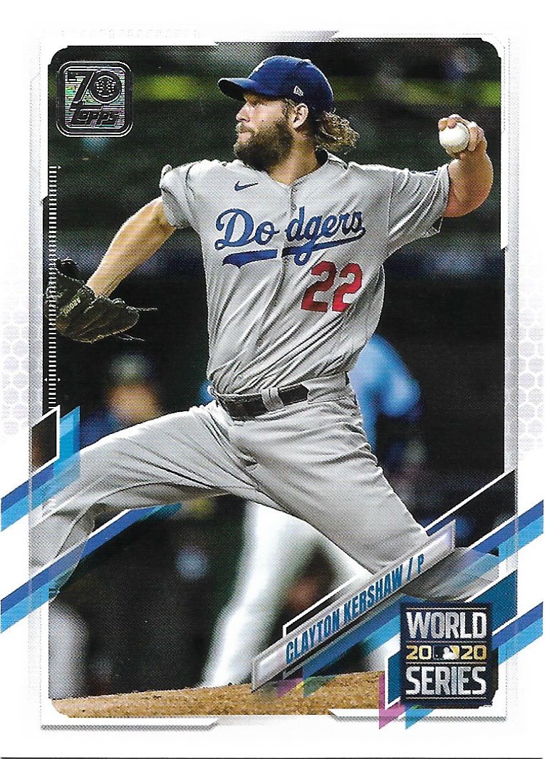 Clayton Kershaw 2021 Topps #179 Los Angeles Dodgers Baseball Card