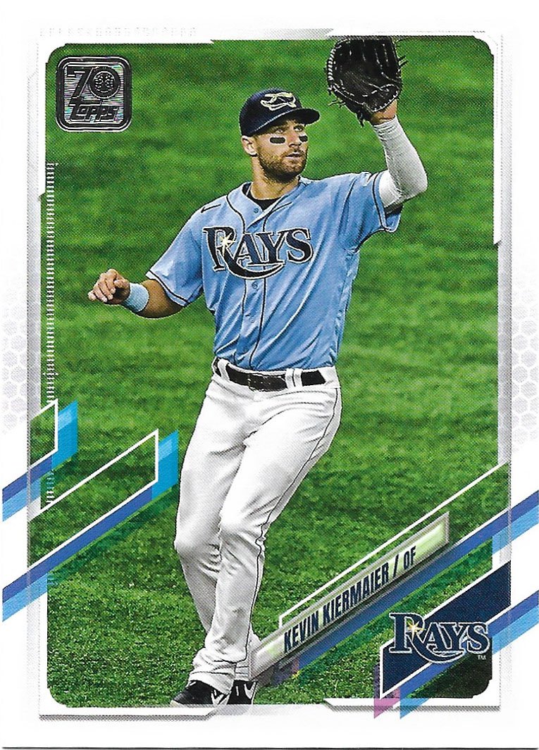 Kevin Kiermaier 2021 Topps #280 Tampa Bay Rays Baseball Card