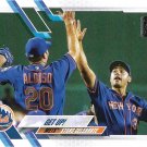 New York Mets 2021 Topps #210 Baseball Team Card New York Mets 2021 Topps #210 Baseball Team Card