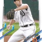 Casey Mize 2021 Topps Rookie #321 Detroit Tigers Baseball Card