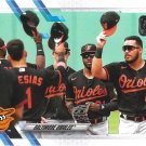 Baltimore Orioles 2021 Topps #195 Baseball Team Card Baltimore Orioles 2021 Topps #195 Baseball Team Card