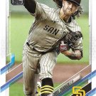 Chris Paddack 2021 Topps #259 San Diego Padres Baseball Card
