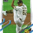 Luis Patino 2021 Topps Rookie #205 San Diego Padres Baseball Card