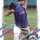 David Peterson 2021 Topps Rookie #78 New York Mets Baseball Card