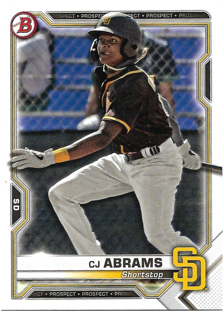 Ronald Acuna Jr. 2021 Bowman #62 Atlanta Braves Baseball Card