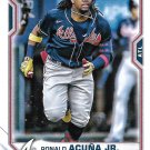 Ronald Acuna Jr. 2021 Bowman #62 Atlanta Braves Baseball Card