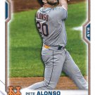 Pete Alonso 2021 Bowman #86 New York Mets Baseball Card