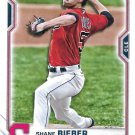 Shane Bieber 2021 Bowman #28 Cleveland Indians Baseball Card Shane Bieber 2021 Bowman #28 Cleveland Indians Baseball Card