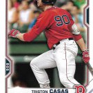 Triston Casas 2021 Bowman Prospects #BP-84 Boston Red Sox Baseball Card