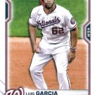 Luis Garcia 2021 Bowman Rookie #5 Washington Nationals Baseball Card Luis Garcia 2021 Bowman Rookie #5 Washington Nationals Baseball Card