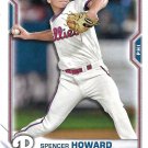 Spencer Howard 2021 Bowman Rookie #16 Philadelphia Phillies Baseball Card