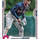 Francisco Lindor 2021 Bowman #30 Cleveland Indians Baseball Card