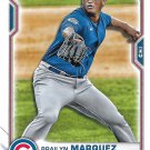 Brailyn Marquez 2021 Bowman Rookie #43 Chicago Cubs Baseball Card