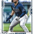 Austin Meadows 2021 Bowman #99 Tampa Bay Rays Baseball Card Austin Meadows 2021 Bowman #99 Tampa Bay Rays Baseball Card