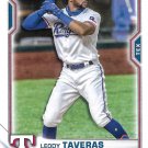 Leody Taveras 2021 Bowman Rookie #18 Texas Rangers Baseball Card