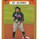 Ronald Acuna Jr 2021 Topps Heritage #300 Atlanta Braves Baseball Card