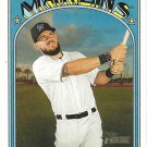 Jorge Alfaro 2021 Topps Heritage #57 Miami Marlins Baseball Card Jorge Alfaro 2021 Topps Heritage #57 Miami Marlins Baseball Card
