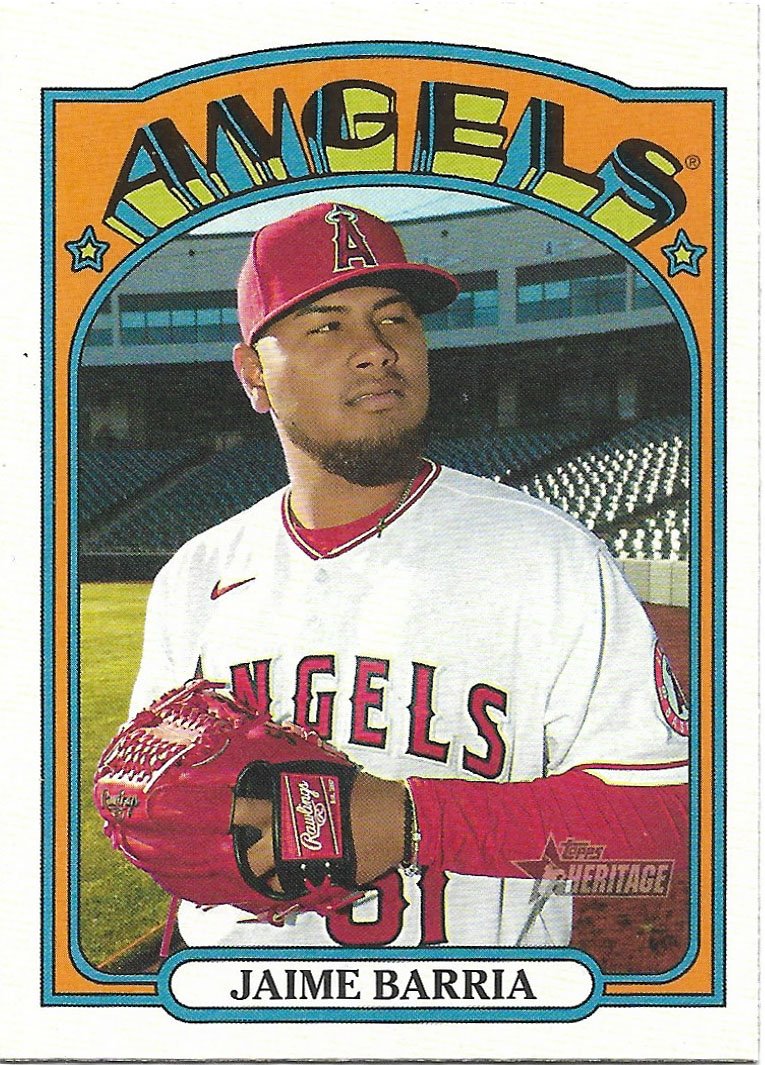 2021 Topps Heritage #115 Jalen Beeks Tampa Bay Rays Baseball Card