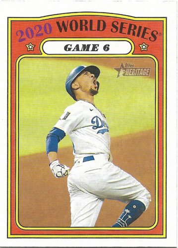 2021 Topps Heritage Mookie Betts Jersey Clubhouse Collection LA Dodgers