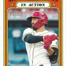 Nick Castellanos 2021 Topps Heritage #126 Cincinnati Reds Baseball Card
